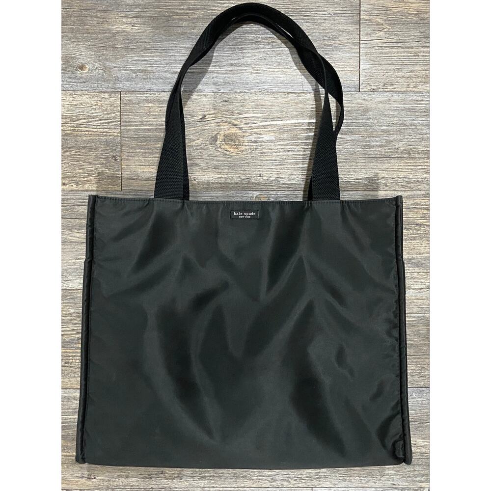 Kate Spade VTG 90’s Black Nylon Shoulder Bag Tote Diaper Bag 16X15X5